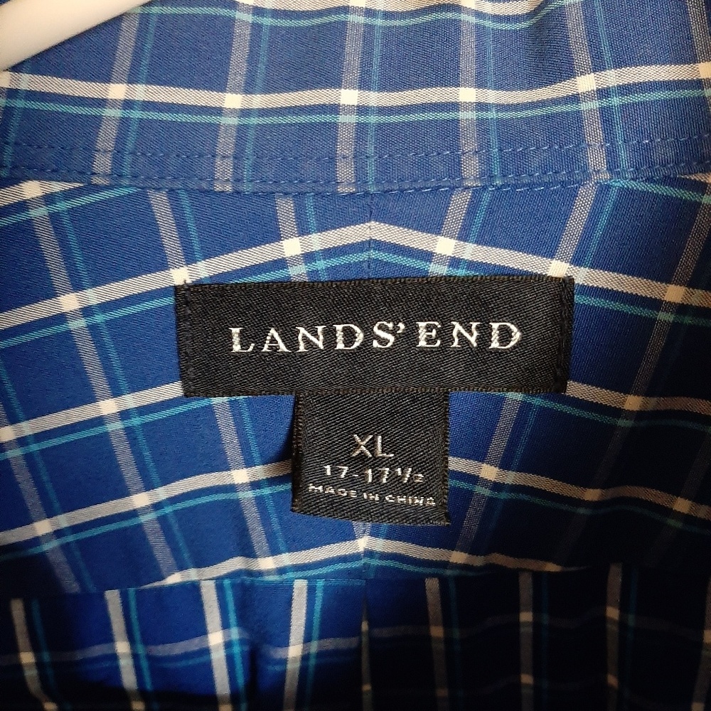 XL lands end dress shirt